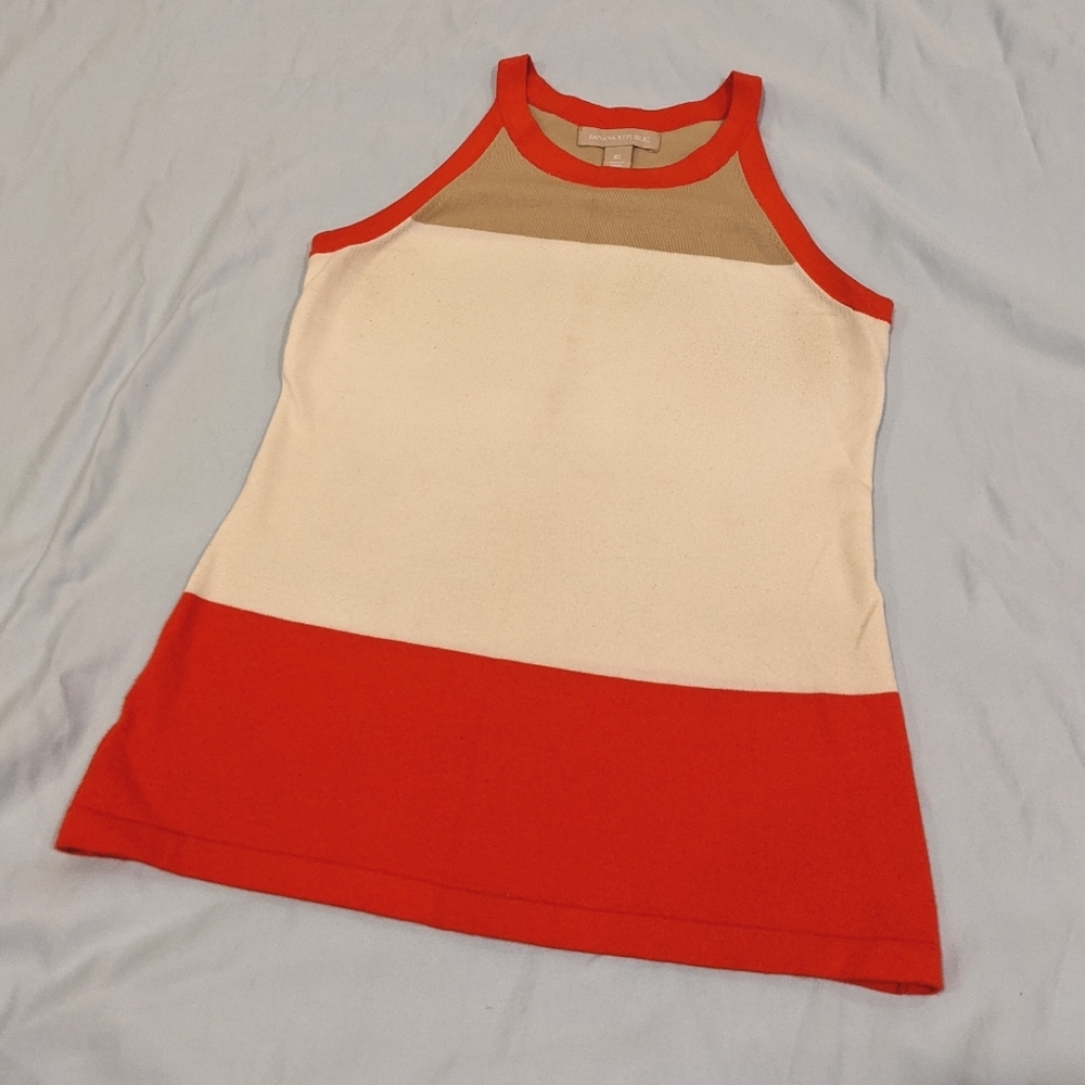 Banana republic color block tank top